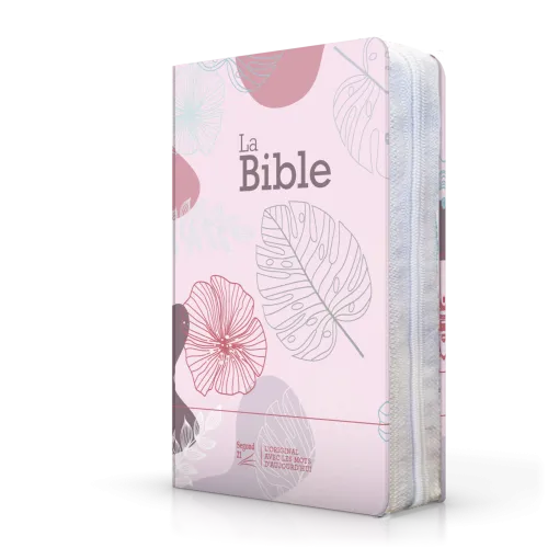 Bible Segond 21 compacte (premium style) - couverture souple toilée couleur rose bonbon, avec...