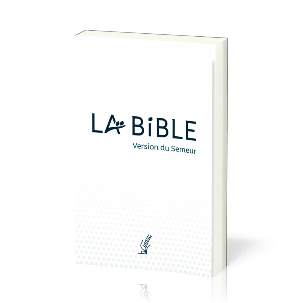 Bible Semeur 2015, couverture souple blanche, tranche blanche
