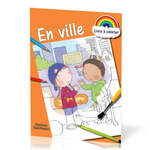 En ville - livre à colorier
