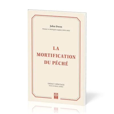 Mortification du péché (La)