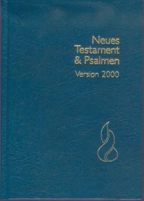 Allemand, Nouveau Testament psaumes Schlachter 2000, maxi relié bleu