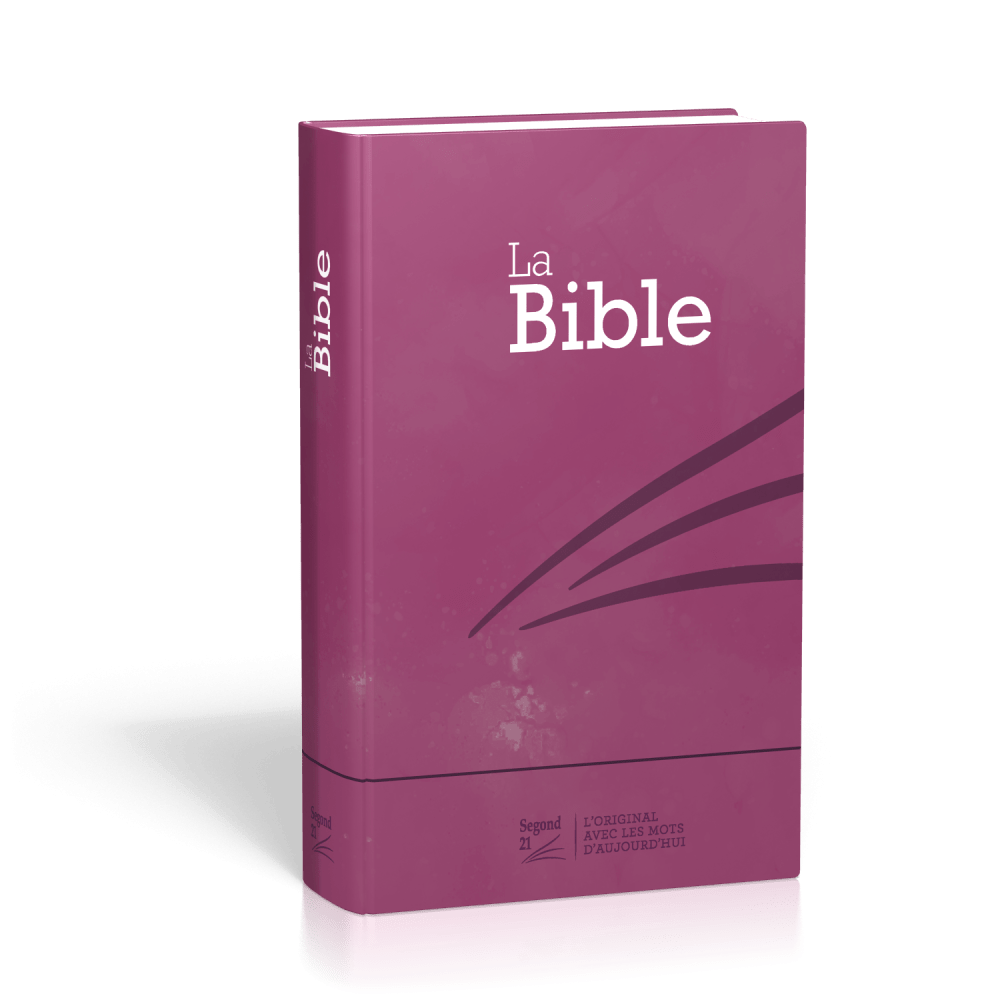 Bible Segond 21 compacte - couverture rigide motif prune