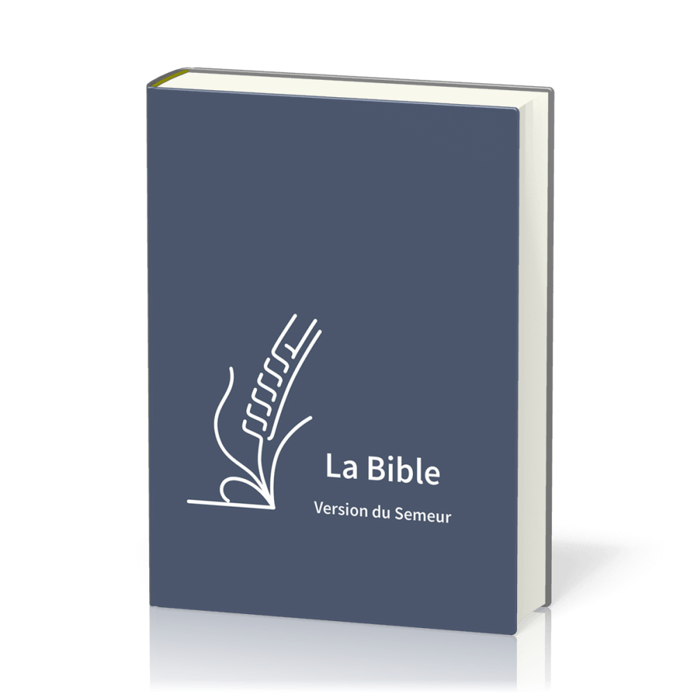 Bible Semeur 2015, compacte, bleue - couverture rigide, renforcée lin