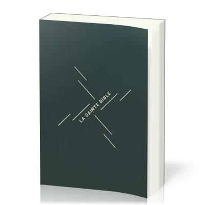 Bible Segond 1910, gros caractères, souple, vinyle vert - 2 rubans marque-pages