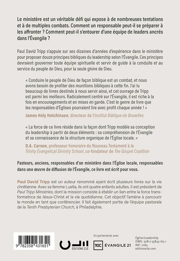 Conduire l'Église - 12 principes du leadership selon l’Évangile