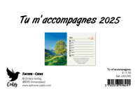 Tu m'accompagnes - calendrier de table