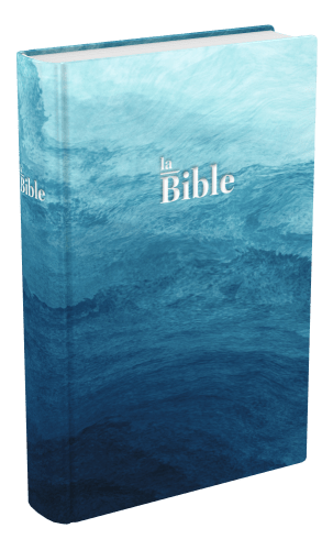 Bible Darby, format compact, bleu quadri - couverture rigide