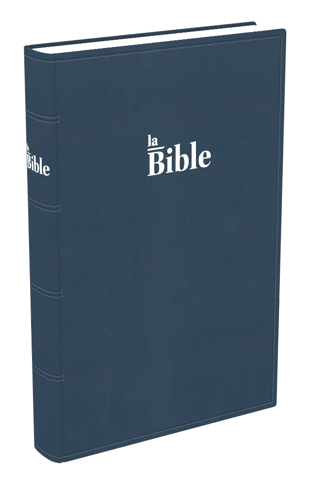 Bible Darby, format grand, bleu - couverture bleu