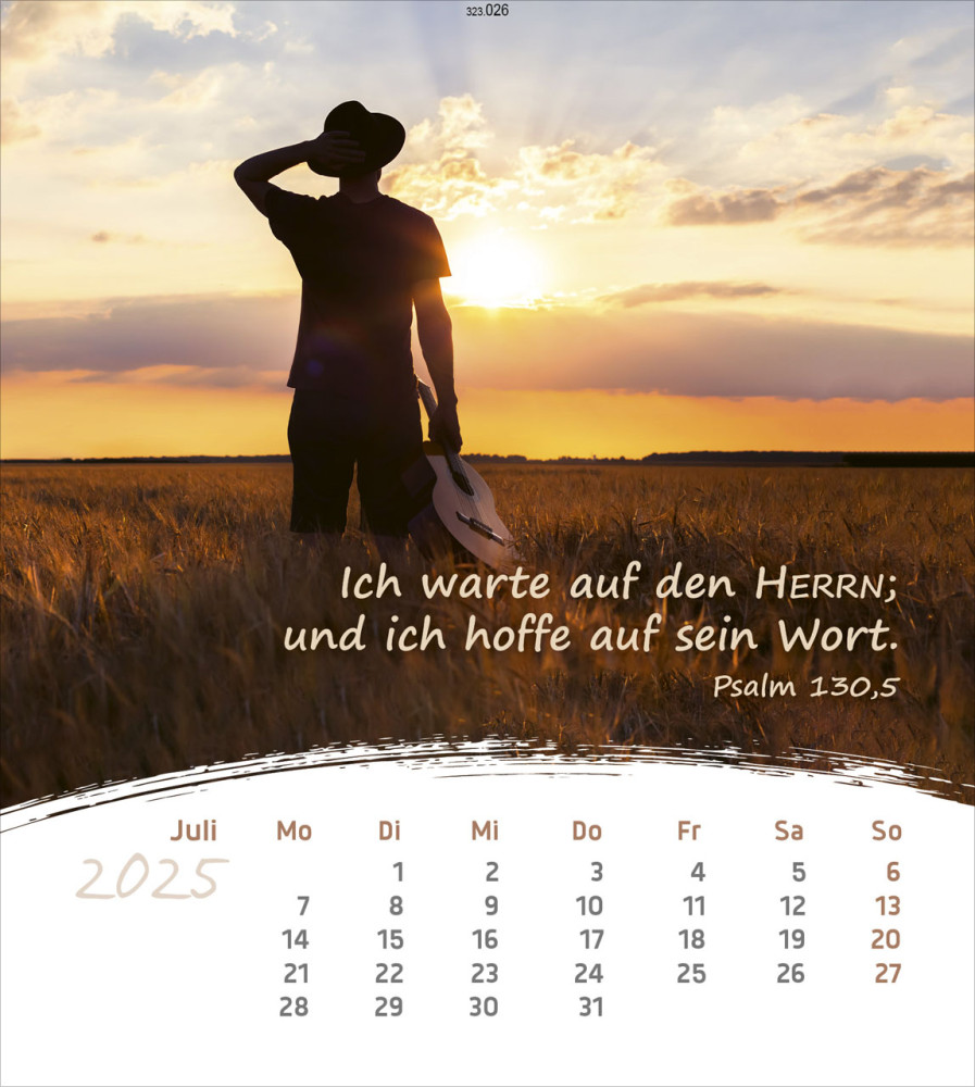 Allemand, La Vie pour toi - calendrier cartes postales