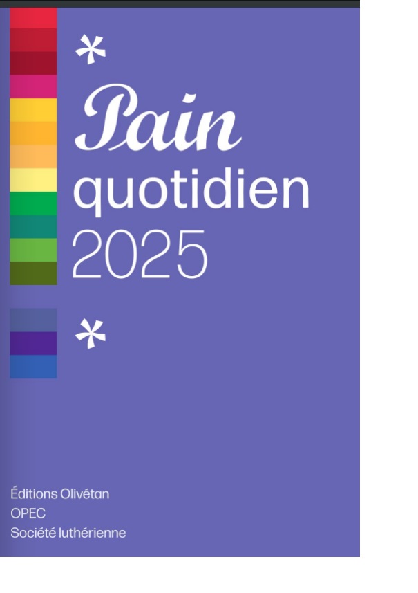 Pain quotidien 2025 livret