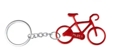 Porte-clé "Vélo" rouge