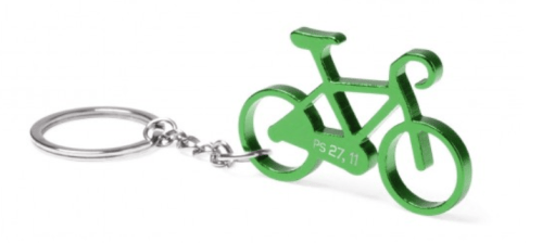 Porte-clé "Vélo" vert