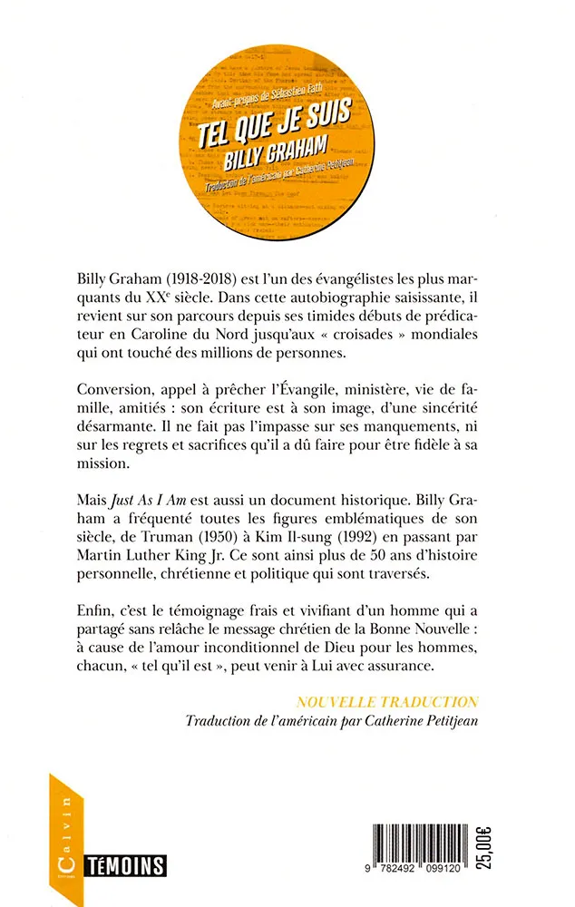 Tel que je suis - [nouvelle traduction]