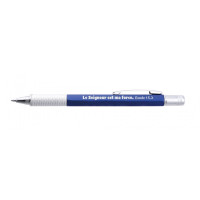 Stylo multi-outil bleu "Le Seigneur est ma force"
