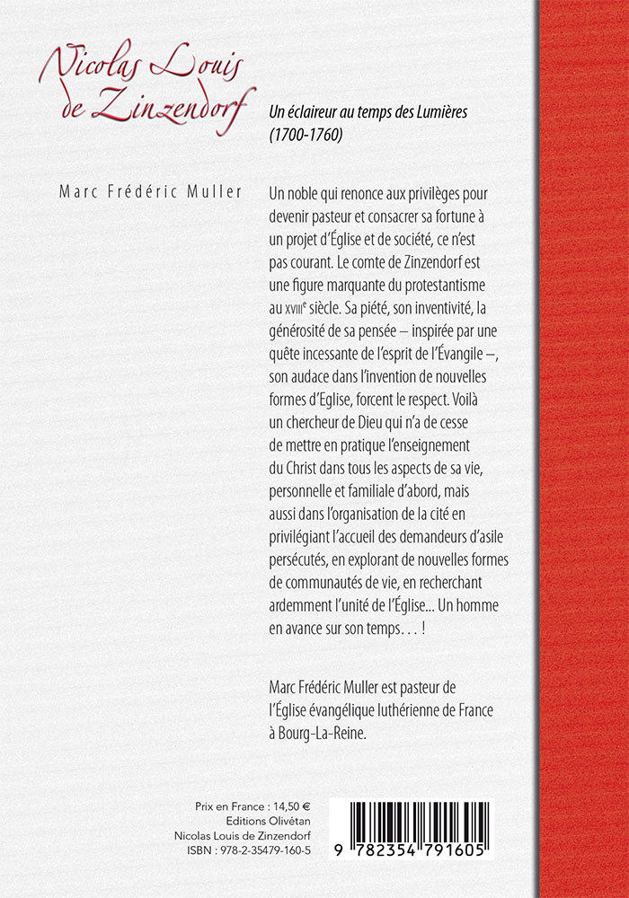 Nicolas Louis de Zinzendorf - Un éclaireur au temple des lumières