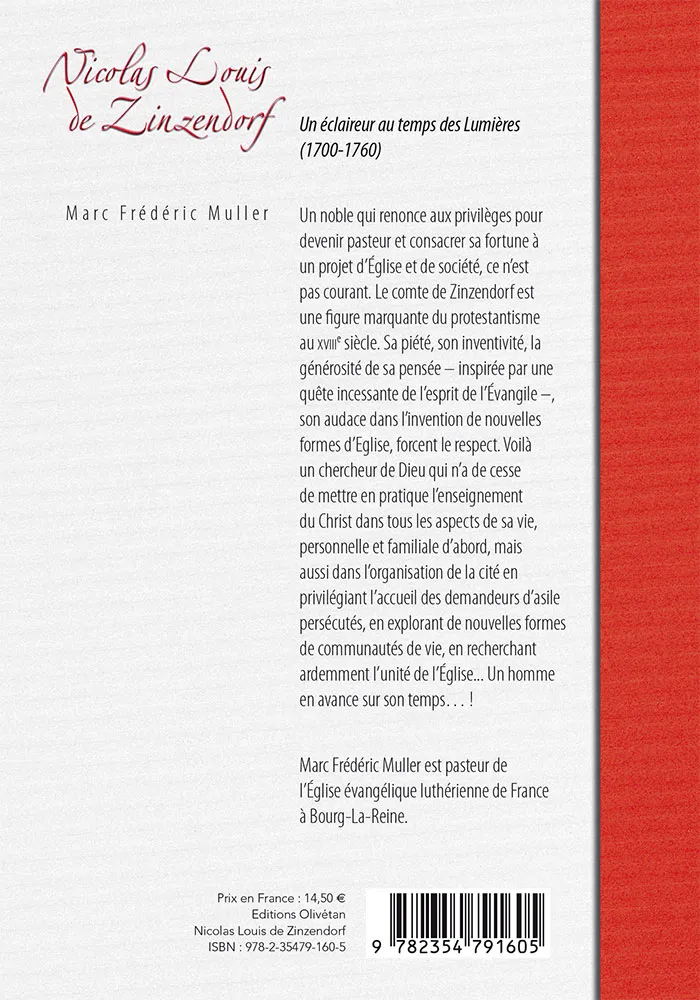 Nicolas Louis de Zinzendorf - Un éclaireur au temple des lumières