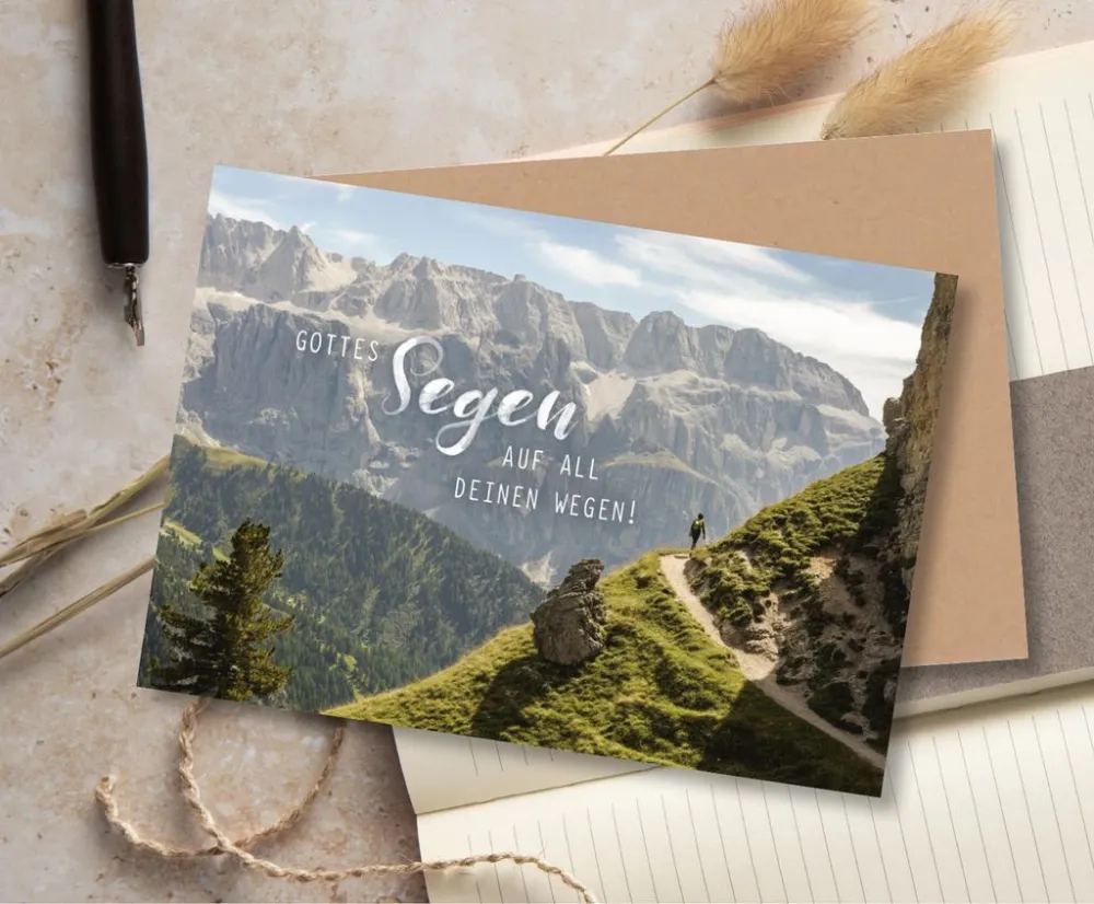 Faltkarte Wanderweg - 2. Samuel 14,17