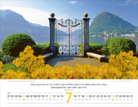 Calendrier Paysages Suisses - Allemand, Calendrier mural