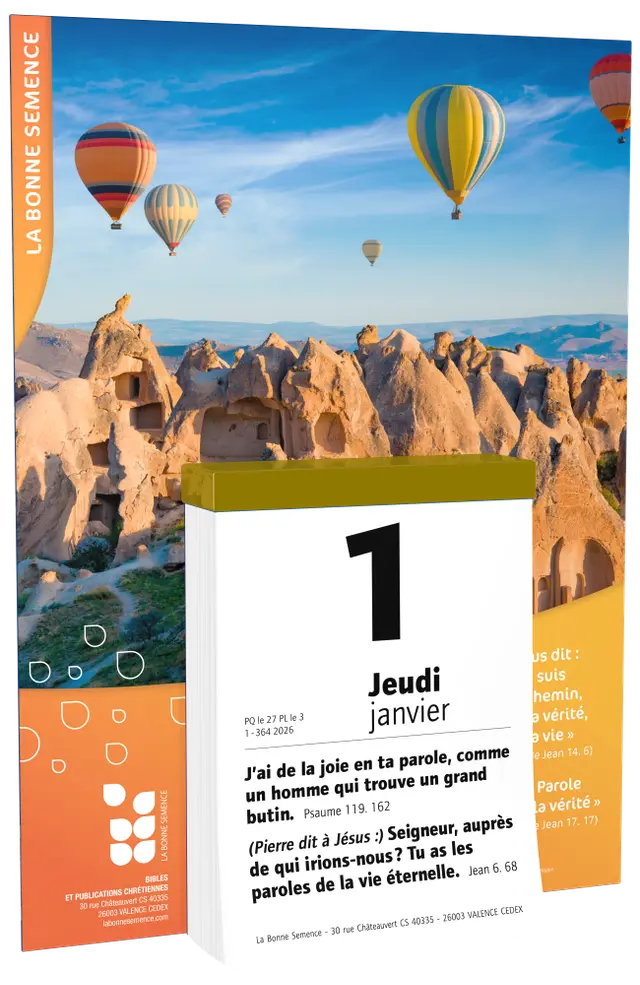 Bonne Semence calendrier éphéméride (La) - mural, à effeuiller, support cartonné