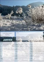 Calendrier perpétuel - paysages