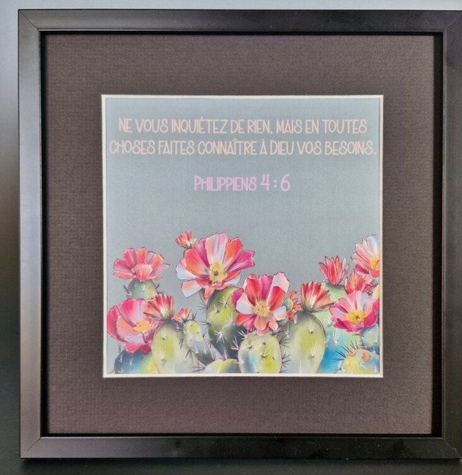 Tableau 20×20, Philippiens 4:6