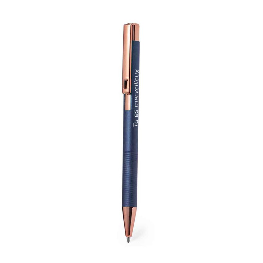 Stylo aluminium Aurore bleu - Tu es merveilleux