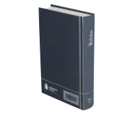 Bible Segond 21 compacte - couverture rigide skivertex bleu métallisé