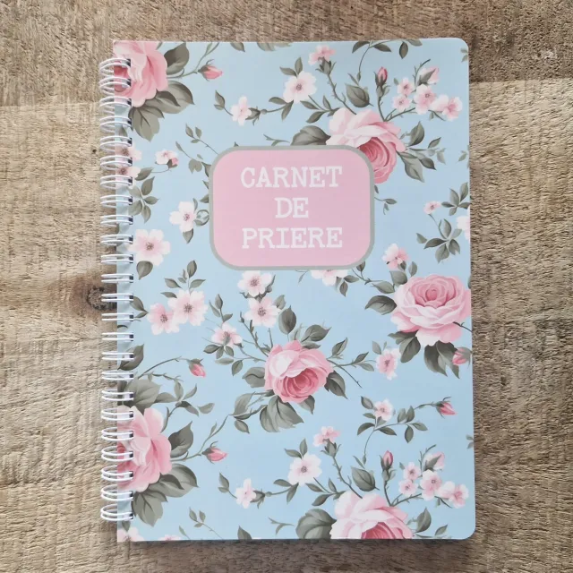 Carnet de prière Roses - A5