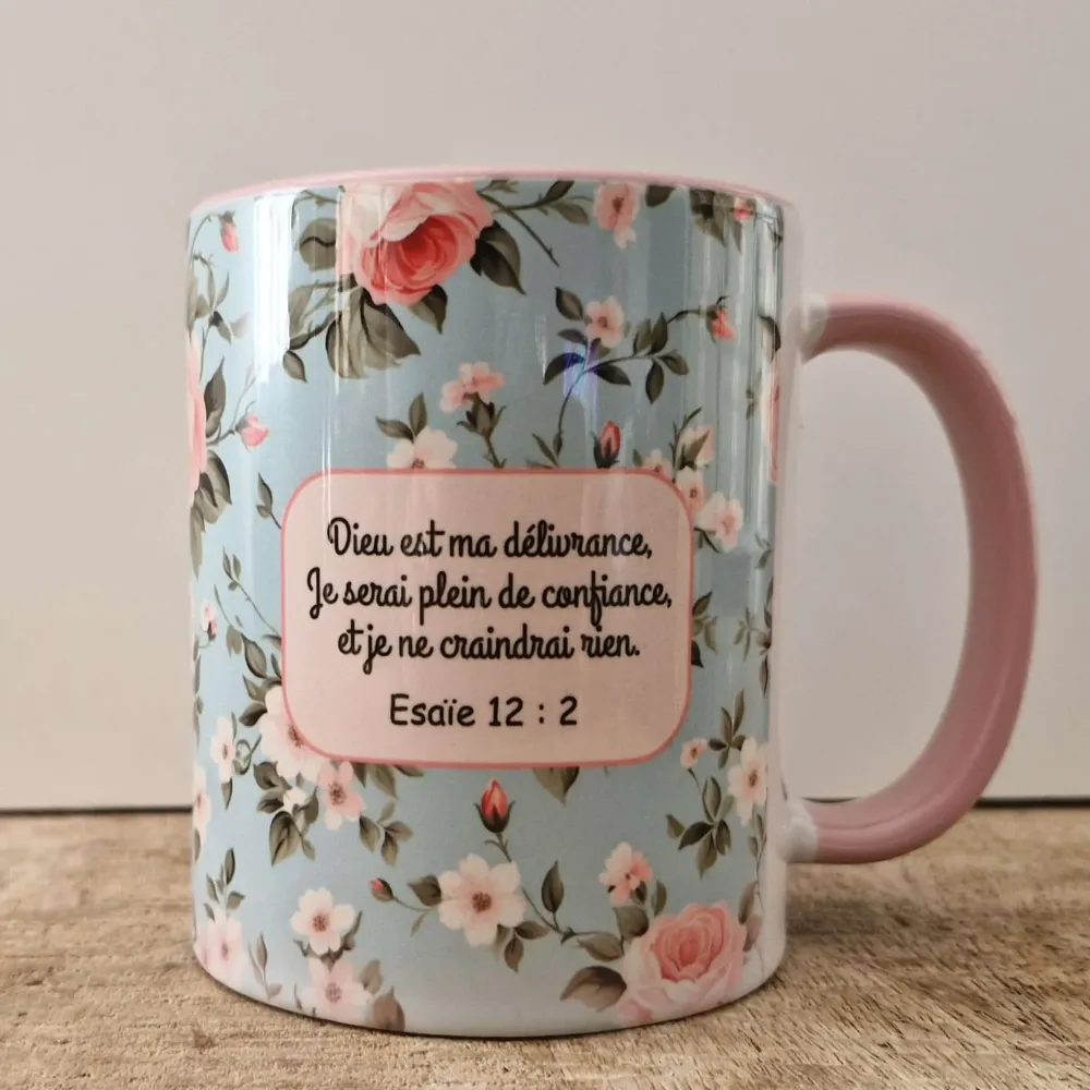 Mug Esaïe 12.2 - Dieu est ma délivrance…