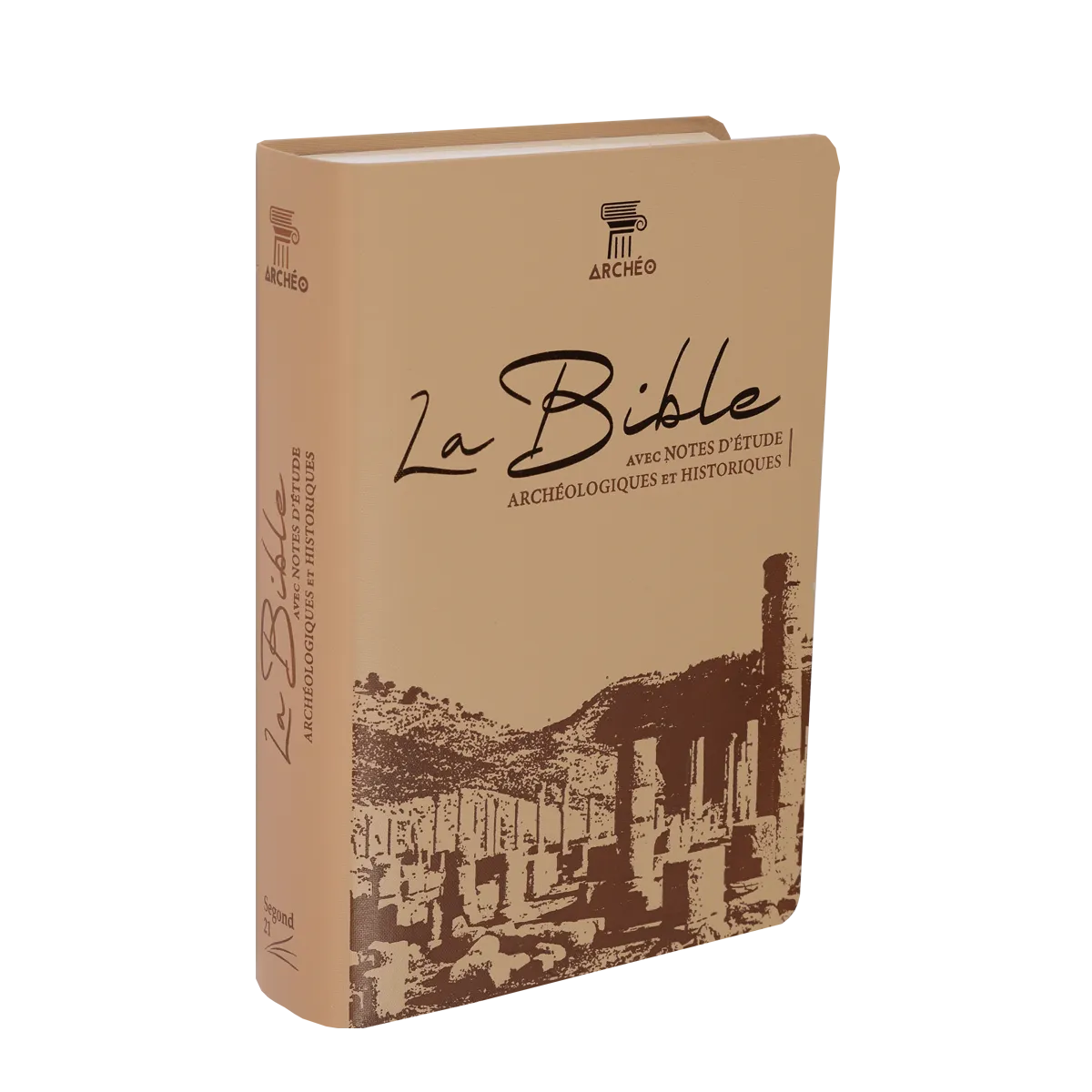 Bible Segond 21 «archéo», avec notes d'étude archéologiques et historiques - modèle souple, toile...