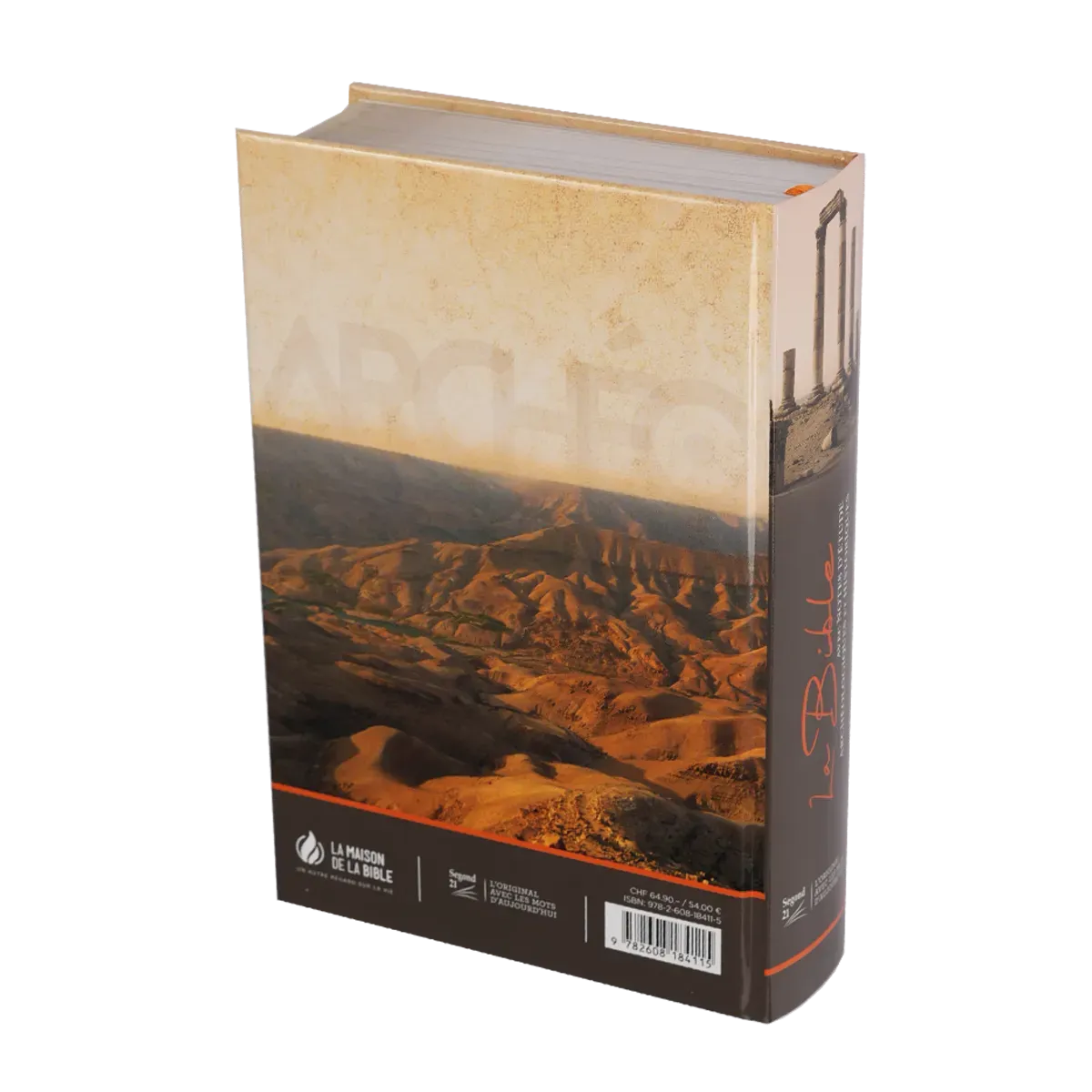 Bible Segond 21 «archéo», illustrée - couverture rigide, avec notes d'étude archéologiques et...