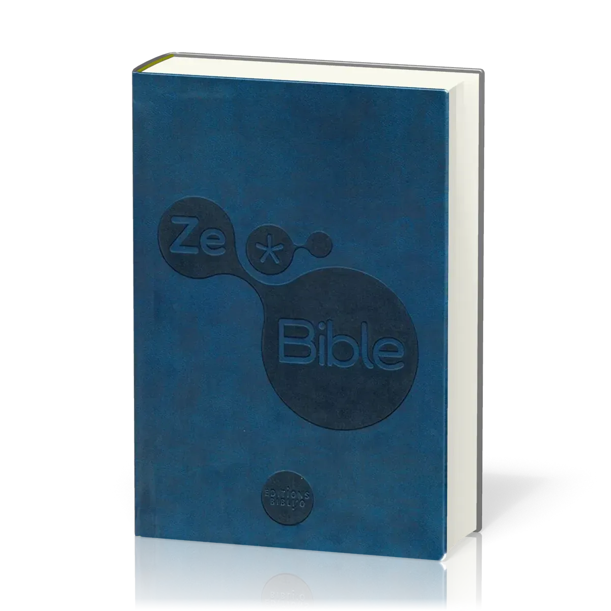 ZeBible, NFC avec Deutérocanoniques - Couverture souple en similicuir bleu