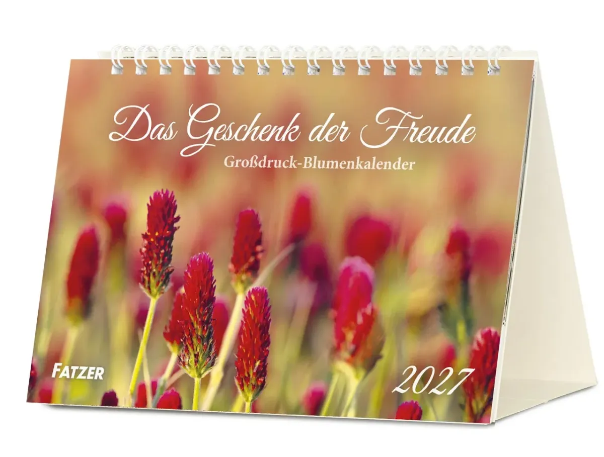 Das Geschenk der Freude - Panorama-Tischkalender