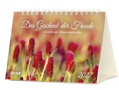 Das Geschenk der Freude - Panorama-Tischkalender