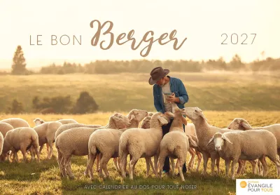 Bon berger  (Le) - Avec calendrier au dos pour tout noter - Calendrier cartes postales, horizontal