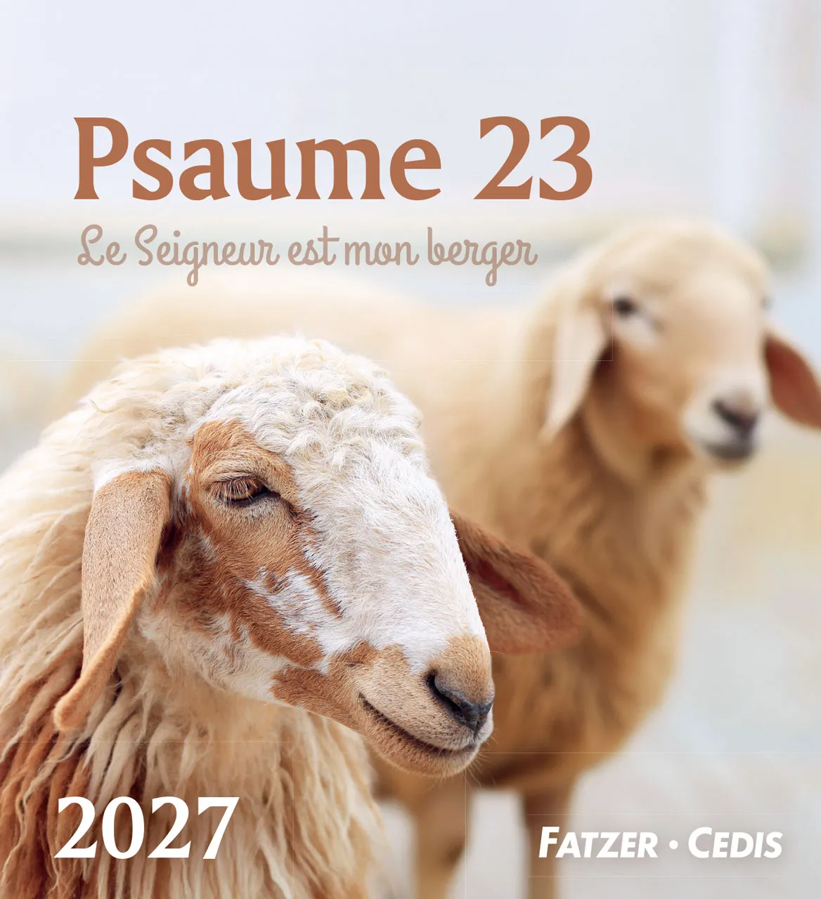 Psaume 23 - Petit format - calendrier à poser