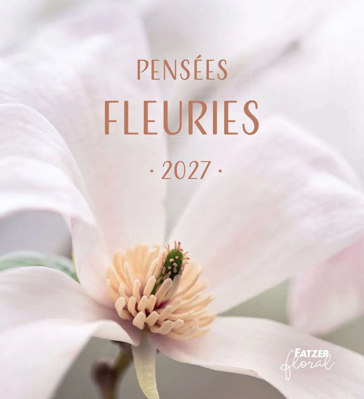 Pensées fleuries - calendrier de table