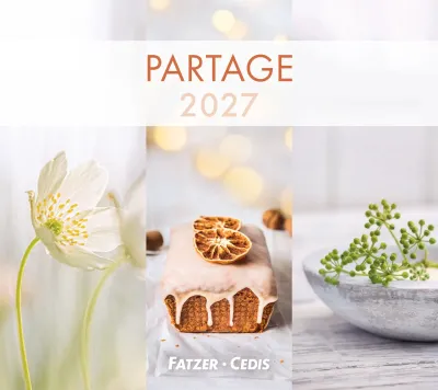 Partage - calendrier de table