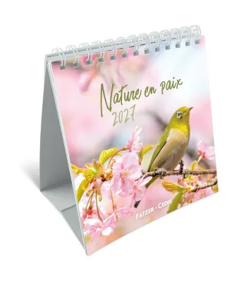 Nature en paix - calendrier à poser