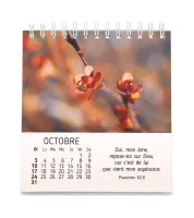 Nature en paix - calendrier à poser
