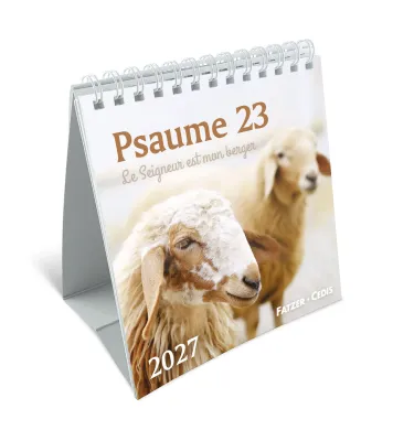 Psaume 23 - Petit format - calendrier à poser