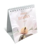 Pensées fleuries - calendrier de table