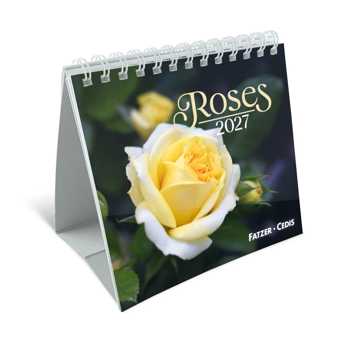 Roses - Petit calendrier avec 12 magnifiques photos de roses