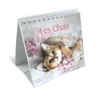 Chats (Les) - Petit calendrier avec 12 belles photos de chats