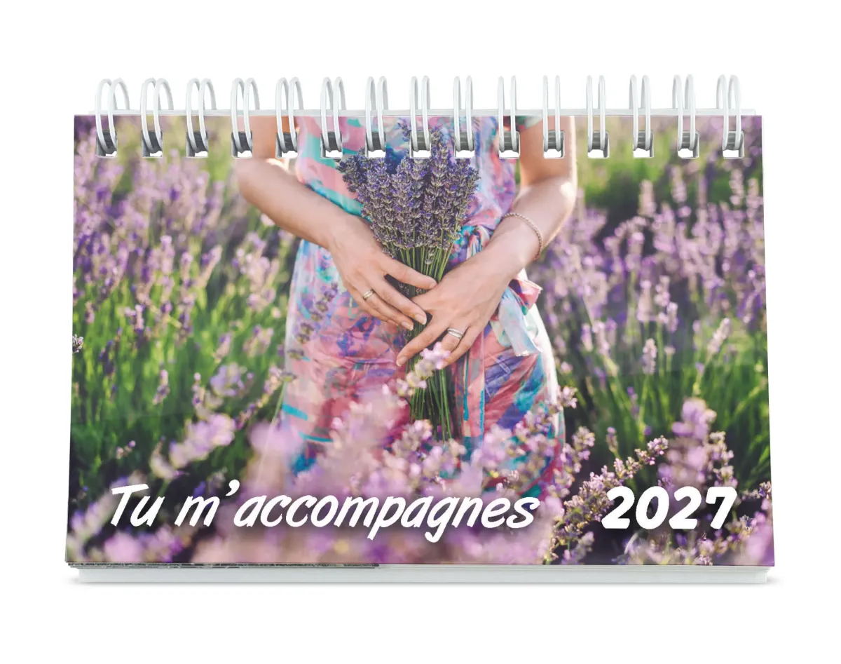 Tu m'accompagnes - calendrier de table