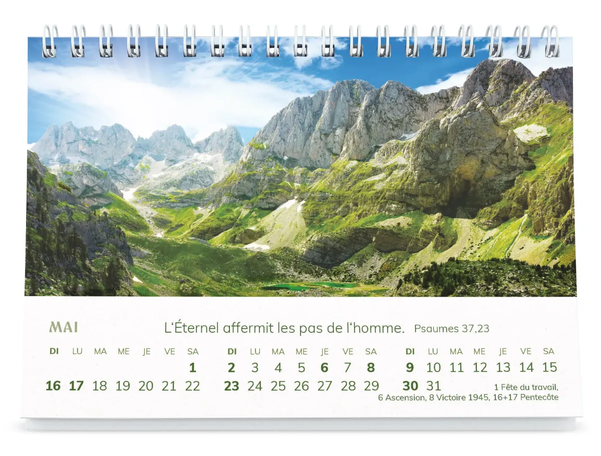 Mini-Panorama - Calendrier à poser