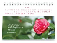 Plaisir d'offrir - Joli calendrier photo à gros caractères