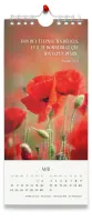 Fleurs avec versets bibliques (Les) - calendrier