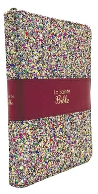 Bible Segond 1910, compacte, multicolore - couverture souple, fermeture éclair, tranche or