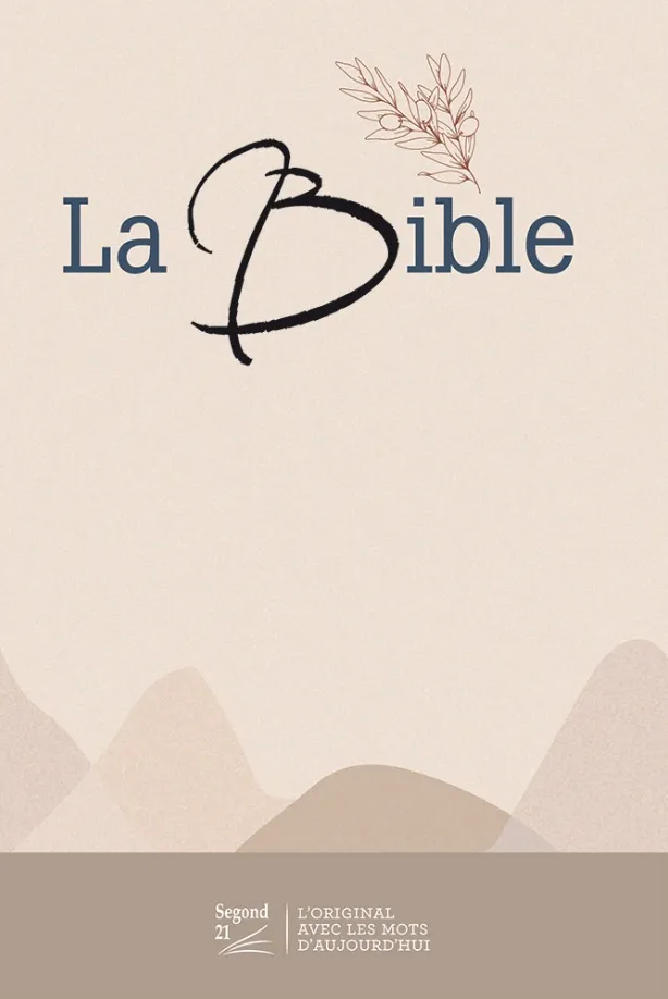 Bible Segond 21, gros caractères, - modèle rigide toilé matelassé - La Maison de la Bible x Sœur_co